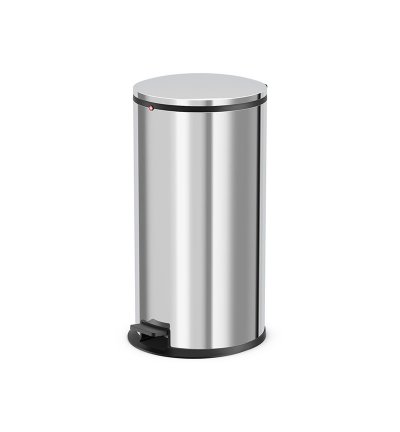 HAILO Poubelle de cuisine design &agrave; p&eacute;dale 40L  Pure XL Coloris - Inox