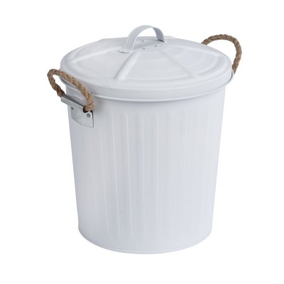 WENKO Poubelle de salle de bain Gara  6 l blanc 