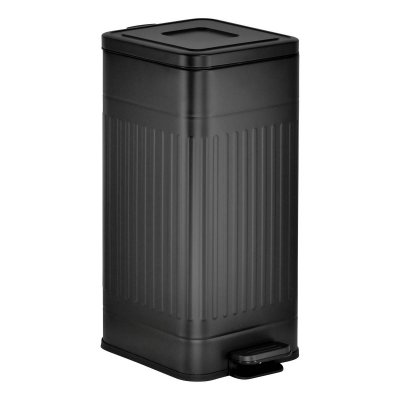 5FIVE Poubelle Nova Avec Pedale 30l Noir 35x27x58 Cm - 