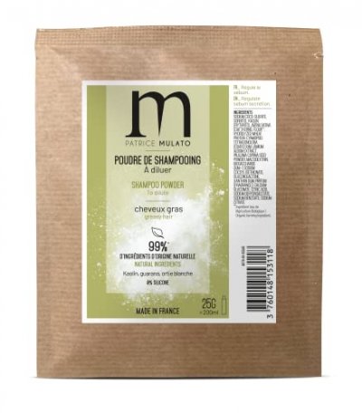 PATRICE MULATO Poudre de shampooing cheveux gras Flow air  25g