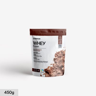 DECATHLON Poudre whey proteine  nutrition chocolat 450g