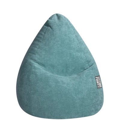 SITTING POINT Pouf Alfa xl bleu p&eacute;trole - bleu p&eacute;trole