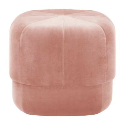 NORMANN COPENHAGEN Pouf en velours 46 cm blush rose Circus Blush - 