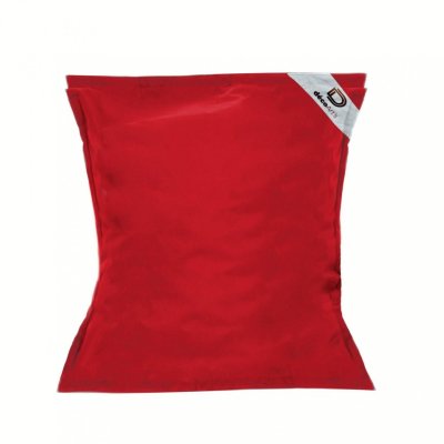 DECO ARTS Pouf G&eacute;ant XXL D&eacute;houssable, Flottant pour Piscine,  Rouge