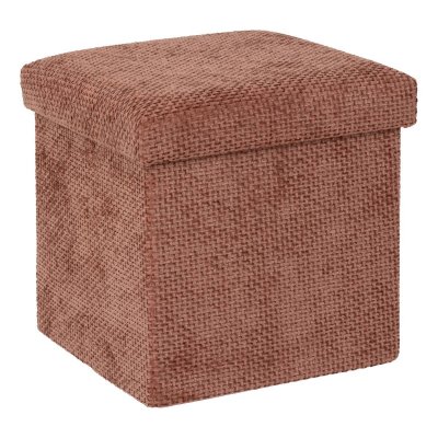 FIVE SIMPLY SMART Pouf Mix'n Modul Pliable 31x31cm Terracotta - 5five