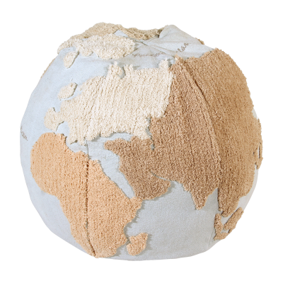 LORENA CANALS Pouf World Map Back-to-School (45 x 50 cm)