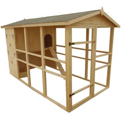 HABRITA Poulailler en bois  8 &agrave;&nbsp; 12 poules