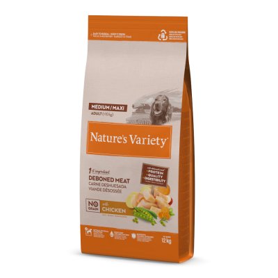 NATURE S VARIETY Poulet en libert&eacute; s&eacute;lectionn&eacute; Medium Maxi 12 KG Nature's Variety