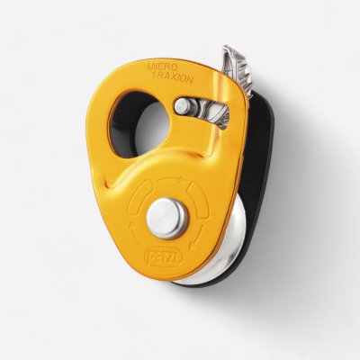 PETZL Poulie bloqueur MICRO TRAXION ultra l&eacute;g&egrave;re, compacte et efficace P53