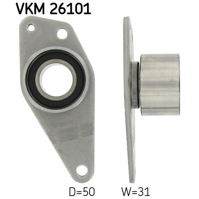 SKF Poulie renvoi/transmission courroie de distribution VKM 26101 