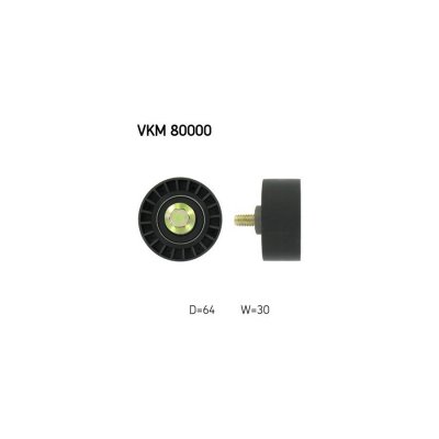 SKF Poulie renvoi/transmission courroie de distribution VKM 80000 