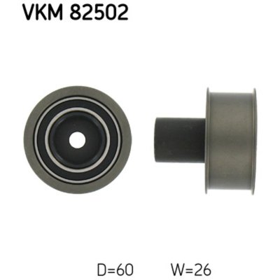 SKF Poulie renvoi/transmission courroie de distribution VKM 82502 