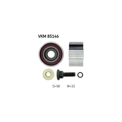 SKF Poulie renvoi/transmission courroie de distribution VKM 85146 