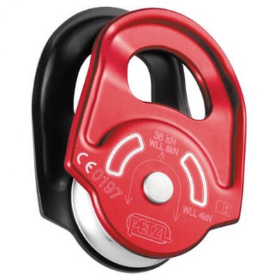 PETZL Poulie RESCUE &agrave; haut rendement pour le secours  P50A