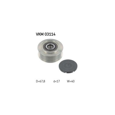 SKF Poulie roue libre, alternateur  VKM 03114