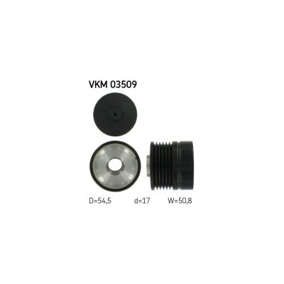 SKF Poulie roue libre, alternateur  VKM 03509
