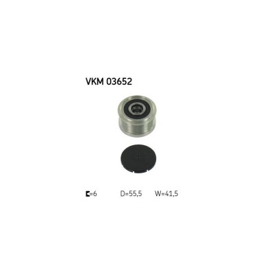 SKF Poulie roue libre, alternateur  VKM 03652
