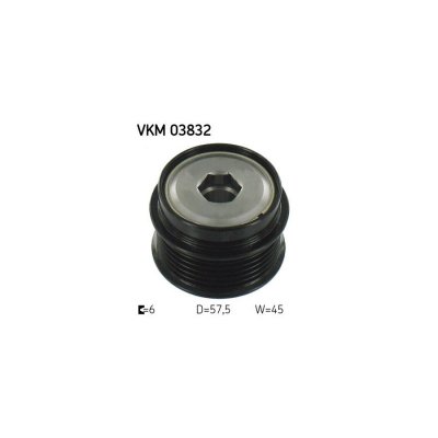 SKF Poulie roue libre, alternateur  VKM 03832