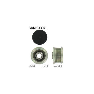 SKF Poulie roue libre alternateur VKM 03307 