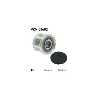 SKF Poulie roue libre alternateur VKM 03602 