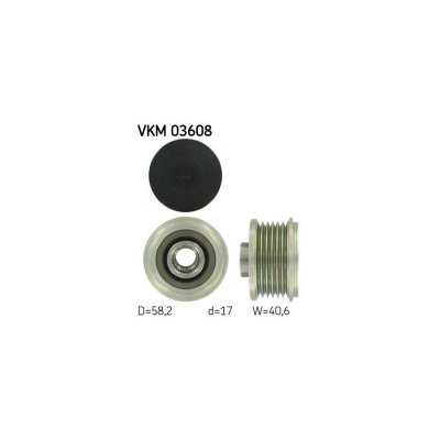 SKF Poulie roue libre alternateur VKM 03608 