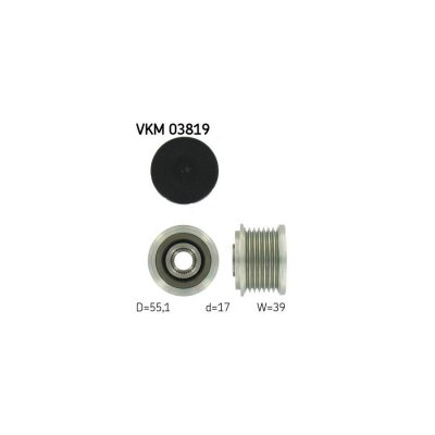 SKF Poulie roue libre alternateur VKM 03819 