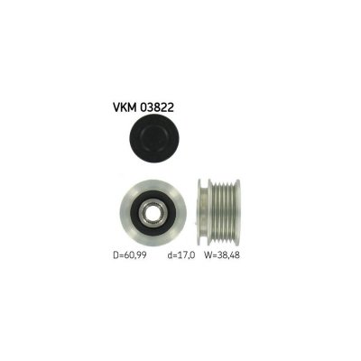 SKF Poulie roue libre alternateur VKM 03822 