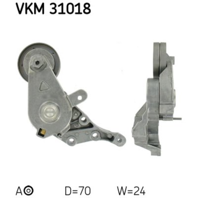 SKF Poulie-tendeur courroie trap&eacute;zo&iuml;dale &agrave; nervures VKM 31018 