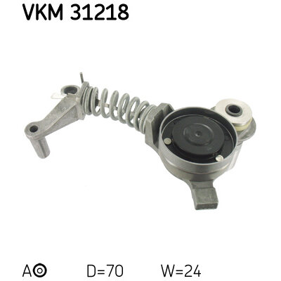 SKF Poulie-tendeur courroie trap&eacute;zo&iuml;dale &agrave; nervures VKM 31218 