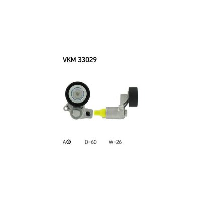 SKF Poulie-tendeur courroie trap&eacute;zo&iuml;dale &agrave; nervures VKM 33029 