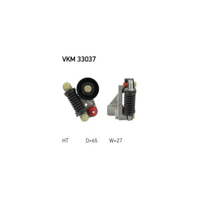 SKF Poulie-tendeur courroie trap&eacute;zo&iuml;dale &agrave; nervures VKM 33037 