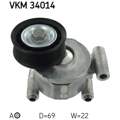 SKF Poulie-tendeur courroie trap&eacute;zo&iuml;dale &agrave; nervures VKM 34014 