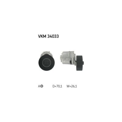 SKF Poulie-tendeur courroie trap&eacute;zo&iuml;dale &agrave; nervures VKM 34033 