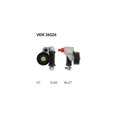 SKF Poulie-tendeur courroie trap&eacute;zo&iuml;dale &agrave; nervures VKM 36026 