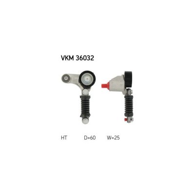 SKF Poulie-tendeur courroie trap&eacute;zo&iuml;dale &agrave; nervures VKM 36032 