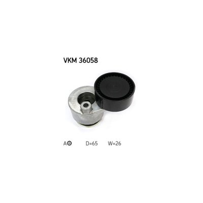 SKF Poulie-tendeur courroie trap&eacute;zo&iuml;dale &agrave; nervures VKM 36058 