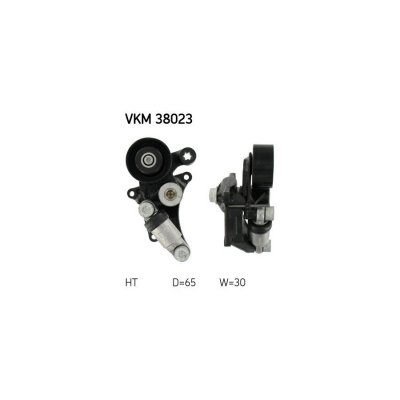 SKF Poulie-tendeur courroie trap&eacute;zo&iuml;dale &agrave; nervures VKM 38023 