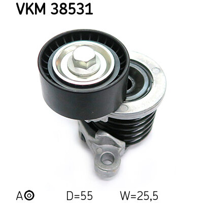 SKF Poulie-tendeur courroie trap&eacute;zo&iuml;dale &agrave; nervures VKM 38531 