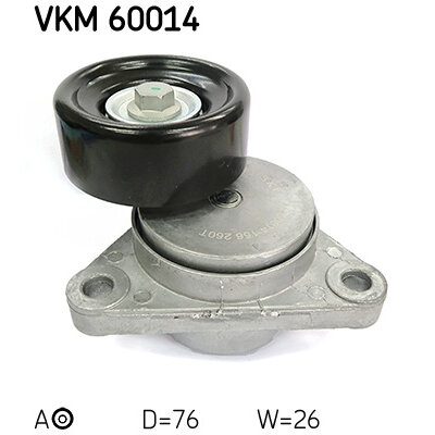 SKF Poulie-tendeur courroie trap&eacute;zo&iuml;dale &agrave; nervures VKM 60014 