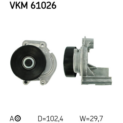 SKF Poulie-tendeur courroie trap&eacute;zo&iuml;dale &agrave; nervures VKM 61026 