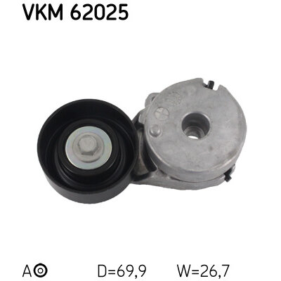 SKF Poulie-tendeur courroie trap&eacute;zo&iuml;dale &agrave; nervures VKM 62025 