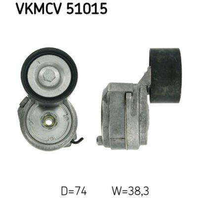 SKF Poulie-tendeur courroie trap&eacute;zo&iuml;dale &agrave; nervures VKMCV 51015 