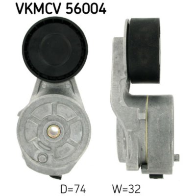 SKF Poulie-tendeur courroie trap&eacute;zo&iuml;dale &agrave; nervures VKMCV 56004 