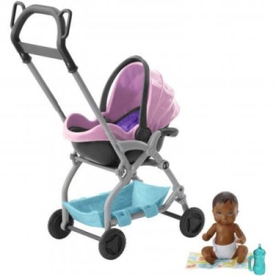 MATTEL Poup&eacute;e Barbie - Accessoires Baby-sitter