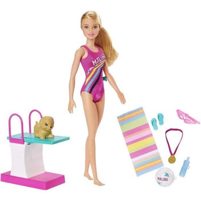 BARBIE Poup&eacute;e  Dreamhouse Adventures Swim 'n Dive Mod&egrave;le al&eacute;atoire