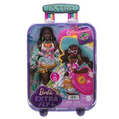 BARBIE Poup&eacute;e  Extra Fly Plage Mattel - La Poup&eacute;e
