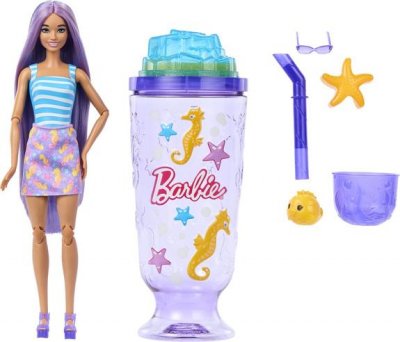 BARBIE Poup&eacute;e  Pop Reveal Sea Slushy - Hippocampe