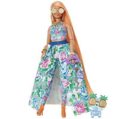 MATTEL Poup&eacute;e Barbie stylis&eacute;e Extra Fancy + accessoires et figurine de chat