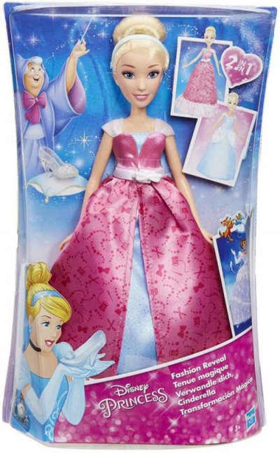 DISNEY PRINCESSES Poup&eacute;e cendrillon : tenue magique