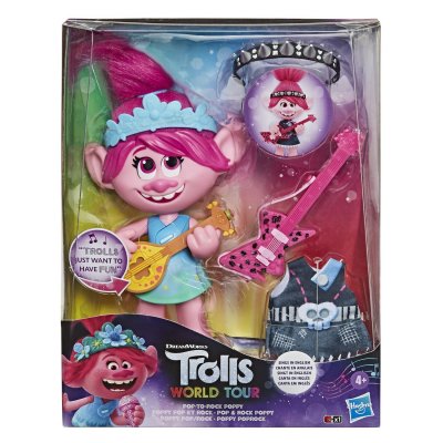 TROLLS Poup&eacute;e chantante  2 - Poppy Pop et Rock